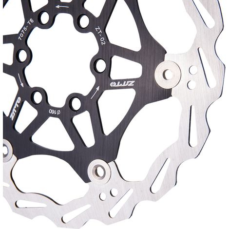 Rotor de frein à disque de vélo en acier inoxydable, 180mm/160mm, pour vtt, vélo de route (1/5)