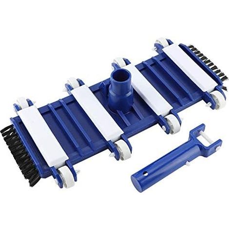 Flexible Spa and Pool Suction Head with Side Brushes Wheeled Pool Vacuum Head – Ideal for Pool Owners and Swimming Pool Owners (1/5)
