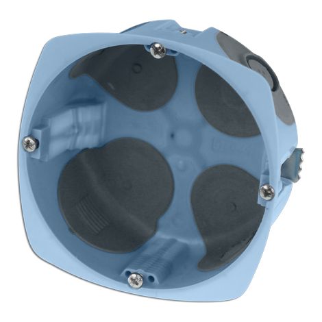Eur Ohm – Boîtier de protection étanche à l'air pour prise électrique – Profondeur 40mm – Diamètre 85mm – Isolé pour chantiers humides