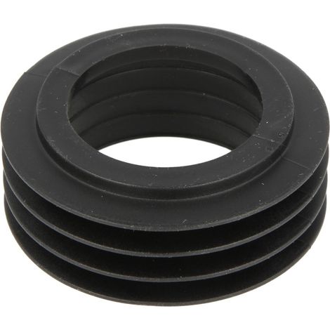 Le Sanitaire – Raccord en caoutchouc pour tuyau de chasse d'eau Ø 55 mm – Pour WC suspendus – Raccordement 55 mm – Fixation rapide