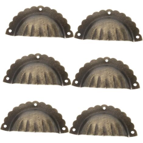 Möbelknöpfe Halbkreis Vintage Bronze Dekorative Knöpfe für Schubladen und Kommoden 6er-Set Griffe für Schränke Küche Dekorative und funktionale Verwendung (1/5)