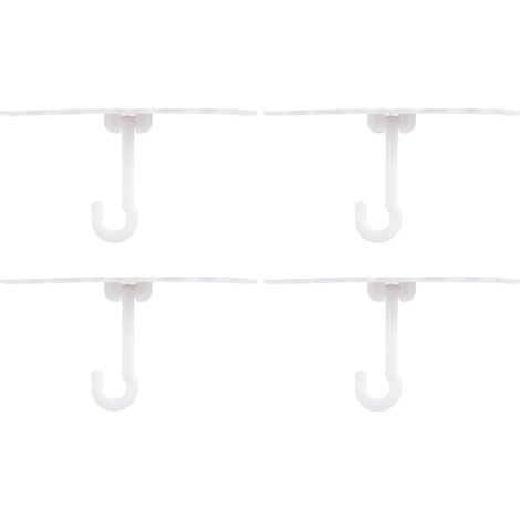 Ensemble de crochets adhésifs pour support moustiquaire, surface (1/5)