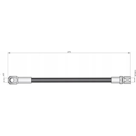 Tubo freno: OEM: 4428541 - Fiat X1/9 - Assale anteriore (1/3)