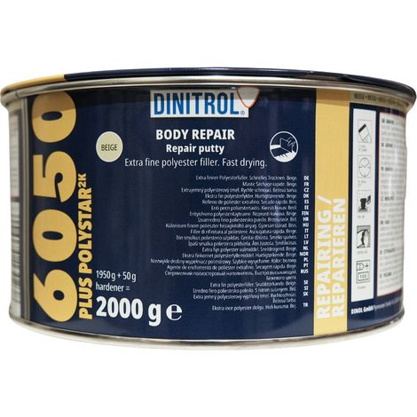 Mastic Polyester Multifonction D-6050+ Polystar - Finition pour Carrosserie (1/5)