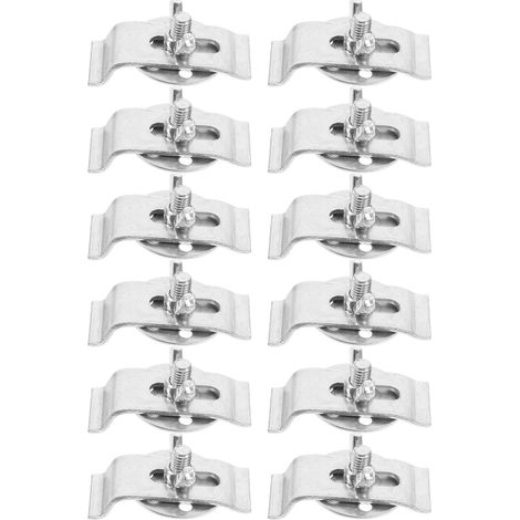 Healeved Lot de 12 clips fixation pour évier en acier inoxydable, haute résistance l'installation et (1/5)