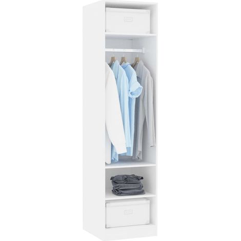 Garde-robe Blanc 50 x 50x200 (1/5)