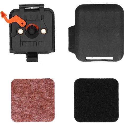 AUNMAS Luftfilterabdeckung + Basis + Luftfilter Baumwolle Kettensägenzubehör für Stihl HS80 FS80 FS85 (1/4)
