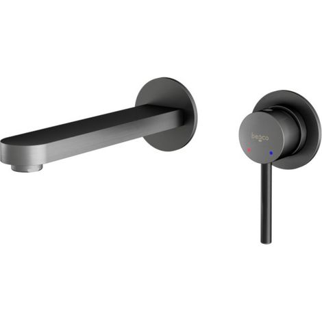 Grifo de lavabo empotrado Besco Decco Graphite (1/4)