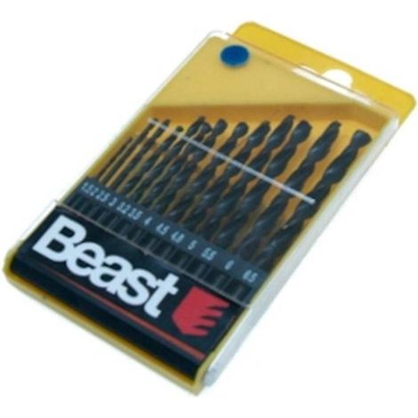 Jeu de Forets à Métaux 1.5-6.5 mm - 13 Pcs - Acier HSS - Précision et polyvalence - Beast