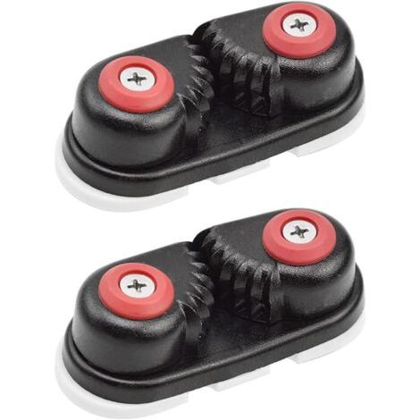 Sollbry Lot de 2 taquets à came en alliage d'aluminium pour voile, voile, kayak, bateau (1/4)