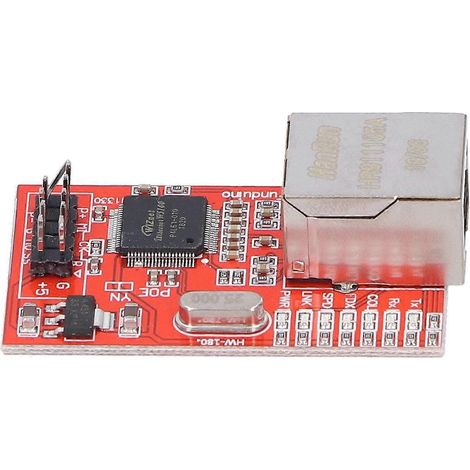 Ethernet-Modul Elektronischer Baustein Netzwerkkomponenten Rote Platine W5100