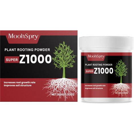 Filiyano-Poudre pour racines de plantes, idéale pour le jardinage, les plantes vertes et les fleurs améliore la nutrition du sol et favorise (1/5)