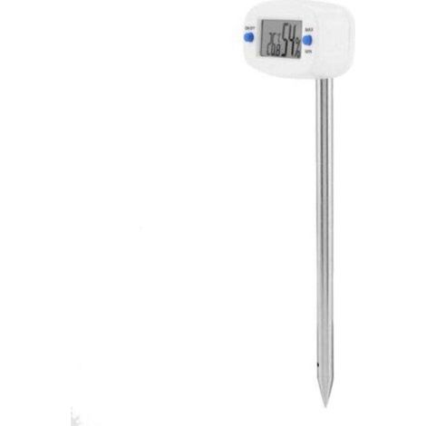 Hygromètre de sol numérique, écran LCD, testeur de température et d'humidité avec sonde, testeur de sol électronique pour plantes de jardin-Crezuo (1/4)