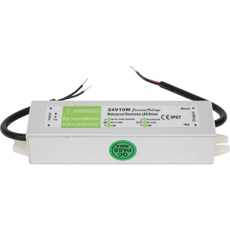 Professionelles, wasserdichtes 10-W-LED-Treiber-Netzteil AC 90–250 V (50/60 Hz) DC 24 V (1/5)