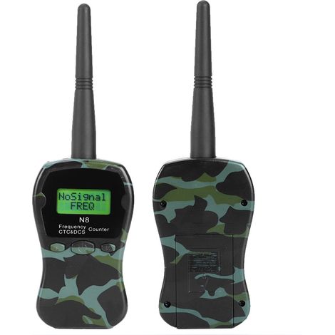 Compteur de fréquence radio portable N8 avec décodeur CTCCSS/DCS pour voiture et bateau, couleur camouflage (1/5)