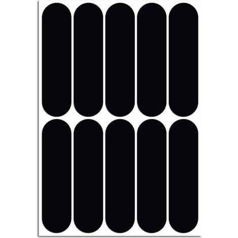 NALOOKAMIC Autocollants réfléchissants casque - 50 pièces, bande réfléchissante - Convient pour casques moto, vélo, trottinette Étiquette (1/5)