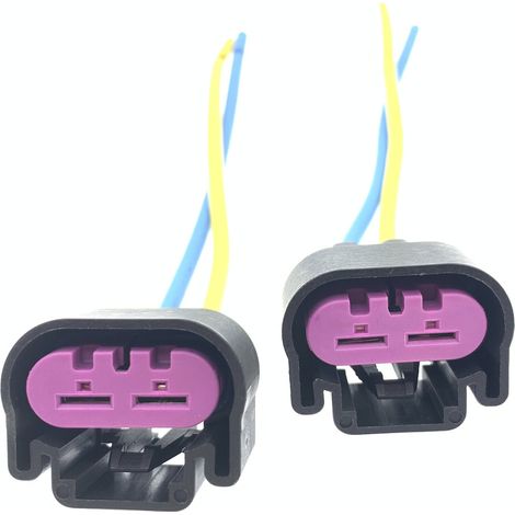 Cadillac radiator cooling harness connector DJ70239A-6.3-21, 2-pin sheath, part number 15454358 (1/5)