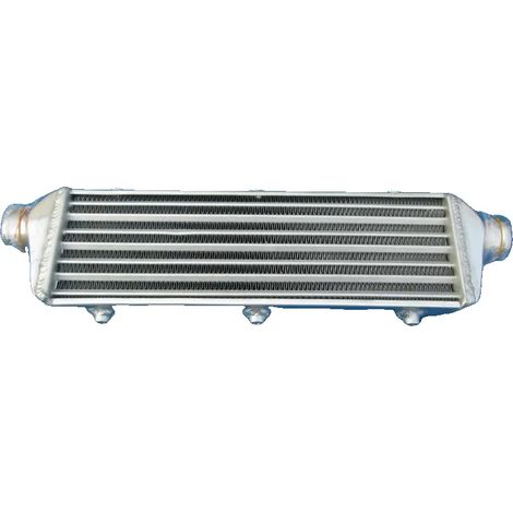 Intercooler, tamaño del núcleo 450x140x50 mm, longitud total 580 mm, diámetro de entrada 55 mm, diámetro de salida 55 mm, diseñado para diseño de aletas delta. (1/5)