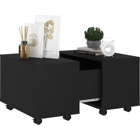 Table basse Noir 60x60x38 (1/5)