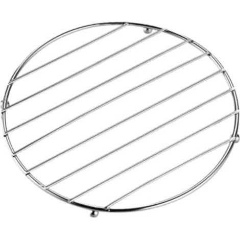 Support à casseroles en acier inoxydable épais - convient aux tables et aux plaques de cuisson - 1 pièce, rond, 18 cm