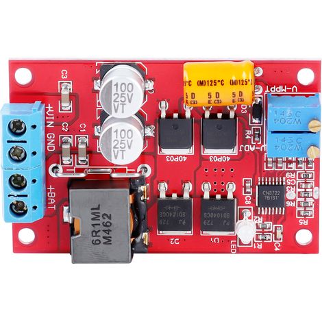 Contrôleur de Charge Solaire MPPT 5A pour Batterie 9V 12V 18V 24V (1/5)