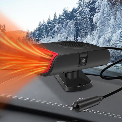 Chauffage de Voiture, 12 V 150 W 2 en 1 Chauffage Voiture,Refroidissement /Chauffage Rapide Allume, Ventilateur de Chauffage de Voiture Portable