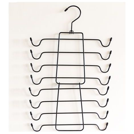 Lot de 2 cintres pour débardeurs, soutien-gorge, penderie et rangement pour économiser de l'espace de rangement pour camisoles, robe à bretelles, (1/5)