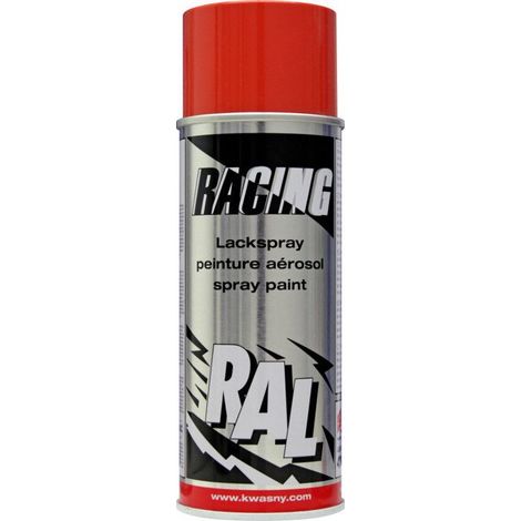 Bombe de peinture carrosserie voiture Racing RAL2002 orange sang 400ml (1/2)