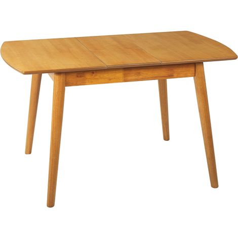 Extending Dining Table TOMS Light Brown 100/130 cm 80 cm
