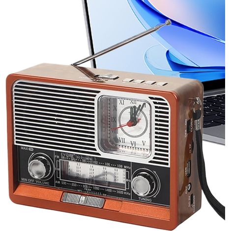 Radio Vintage Équipement De Camping Survie Rechargeable par USB (1/5)