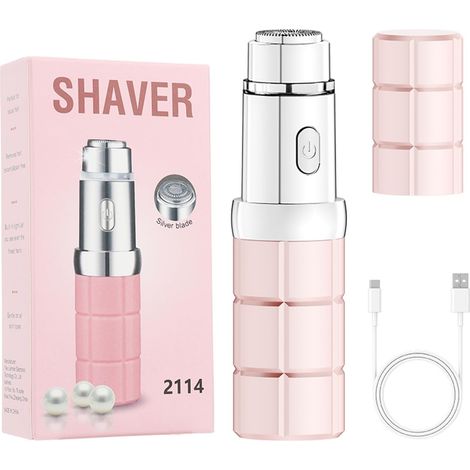 Outil d'épilation efficace, appareil lavable, 350 mAh, rasoirs pour tout le corps, épilateur facile à utiliser, texture pour femme (1/5)