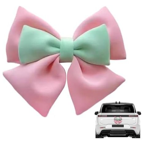 Nœuds décoratifs pour casque de moto, nœud papillon 3D pour voiture et scooter - Décoration élégante pour automobile  Pour femmes et filles, motardes, voiture, moto, scooter électrique, coffre, porte  (1/5)