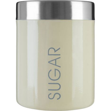 Premier Housewares Cream Enamel Sugar Canister (1/3)