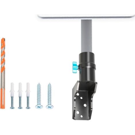 Kit di montaggio Starlink, kit internet Starlink satellitare regolabile, staffa di montaggio a parete Starlink corta in lega di alluminio per uso domestico e commerciale, staffa (1/5)