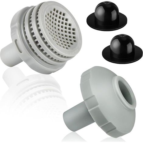 Kits de connecteur de jet d'eau de piscine avec filtre de sortie de piscine de 3,2 cm, buse d'entrée et bouchon de piscine, pièce de rechange pour piscines hors sol (1/5)