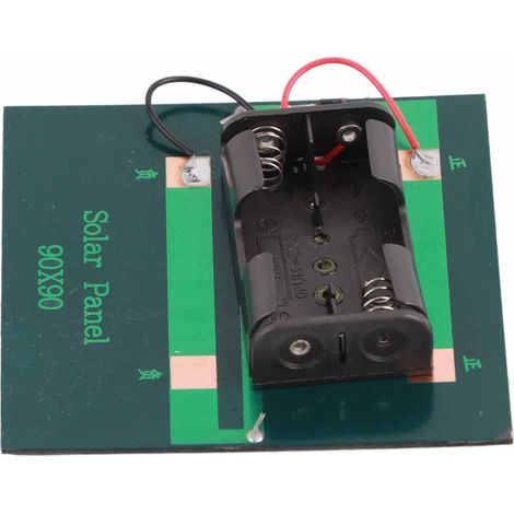 Chargeur solaire pour piles AA 1,2 V (1 W, 4 V CC) (1/5)