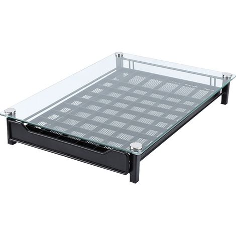 Soportes para Cápsulas de Café, Capacidad para 60 cápsulas, Soporte para máquina de café con Tapa de Vidrio (1/5)