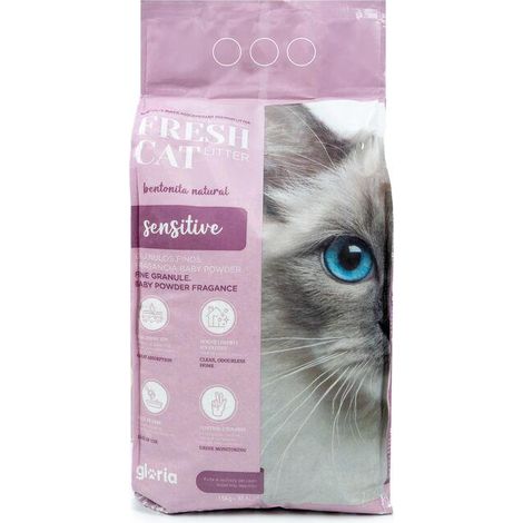 Gloria Bentonita Premium Sensitive litière rose 15 kg