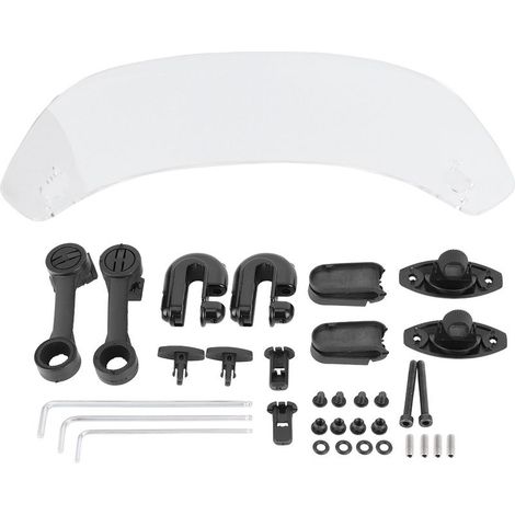 Deflector air of Spoiler of windshield modify universal for motorcycle Transparent (1/5)