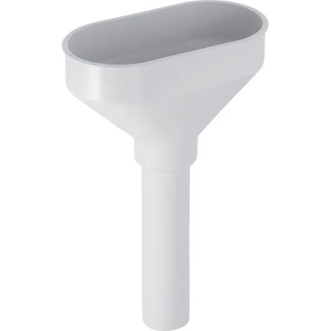 Geberit embudo ovalado: d=40mm, blanco alpino, 152378111
