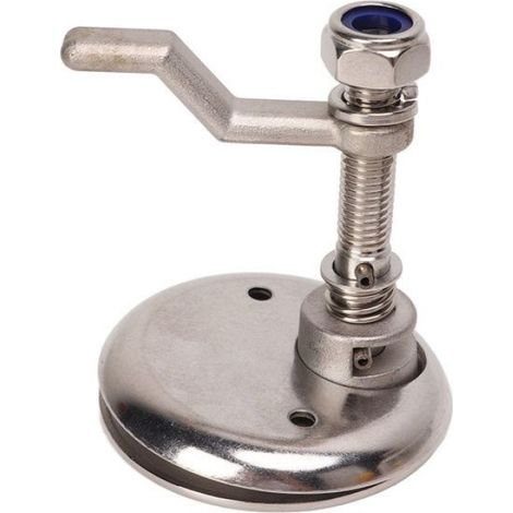 Loquet à came de bateau, poignée de traction de levage de chasse d'eau marine en acier inoxydable, loquet de trappe de bateau (1/4)