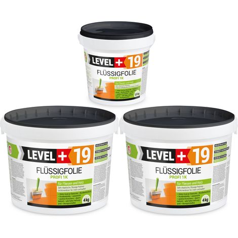 LEVEL+ Flüssigfolie Dichtfolie Abdichtung Holz L+19 - 5,5KG