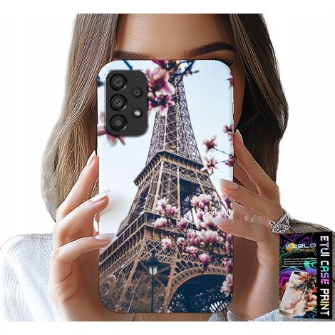 Hülle für Samsung Galaxy A53 5G – Rückseite mit Pariser Eiffelturm-Motiv (1/5)