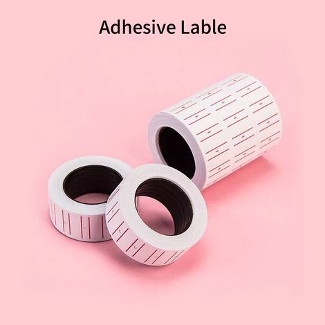 10 rouleaux de 5 000 étiquettes de prix blanches (21 mm x 12 mm) pour étiqueteuse MX5500