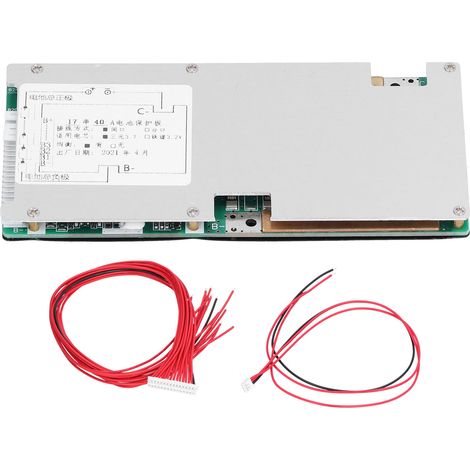 Lithium Battery Protection Board 17Series Multiple Protective Functions BMS Protection Board for Electrocar UPS