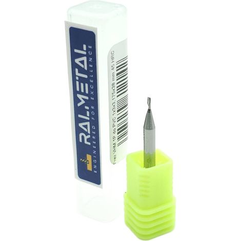 Taglierina per legno in PVC VHM a 1 scanalatura, dimensioni 1 x 3 x 3,175 x 38 mm (1/3)