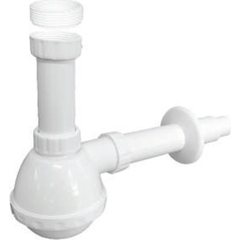 SIFONE A FIASCO PER LAVELLO 1'1/4 X 32MM POLIPROPILENE