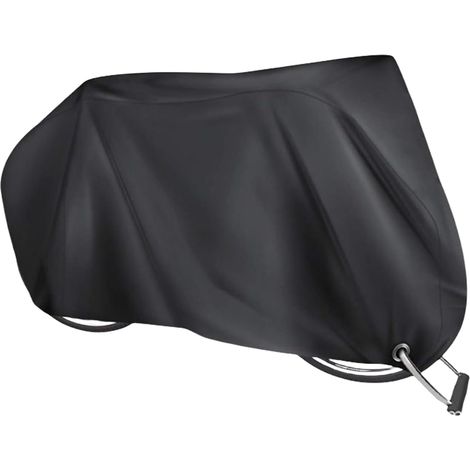 Cubierta para bicicleta 200x110x70cm Garaje para bicicletas con orificios para cerraduras Estándares Oxford de alta calidad Protección impermeable contra el polvo Lluvia Nieve UV (1/5)