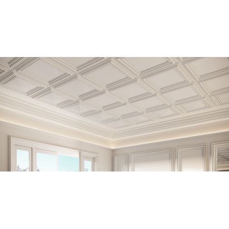 Panneau mural 3D pour cadre W122 - L33,3 x H2,6 x l33,3 cm - ORAC DECOR (1/5)
