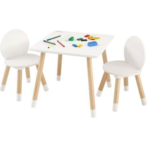 1 Table d’Enfant + 2 Chaises 500x500x437 mm et 282x282x480 mm (1/5)